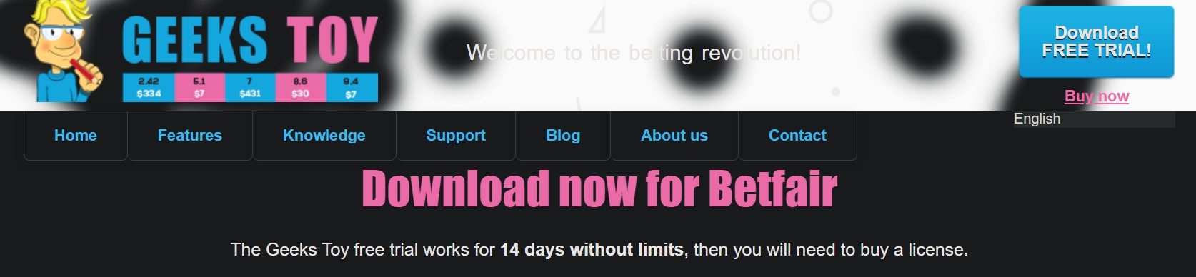 Geek's Toy – Betfair Trading Software